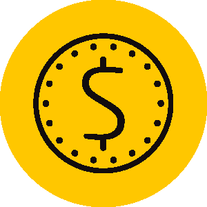 Icon - Save Money - Yellow - Lg