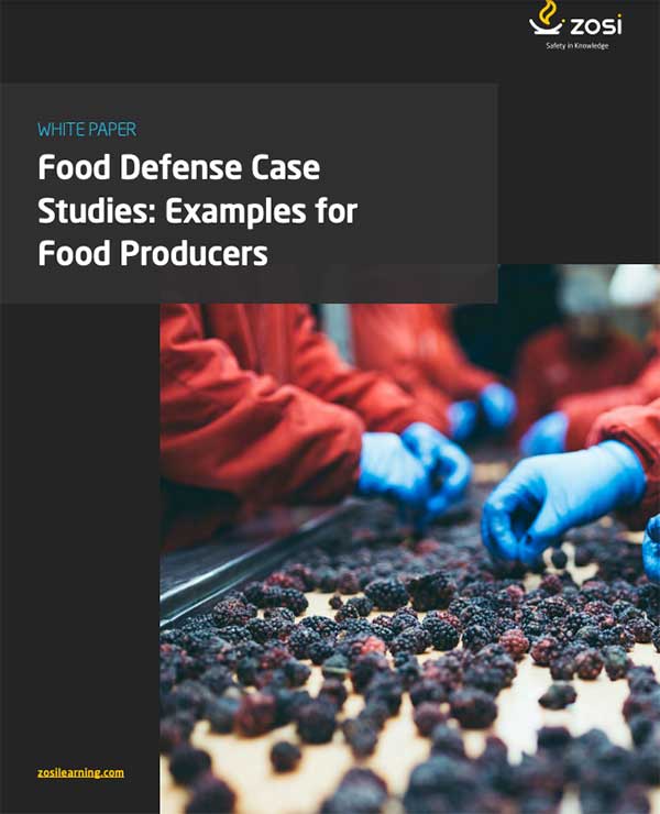 Livre blanc : Études de cas sur la défense alimentaire : exemples pour les producteurs alimentaires