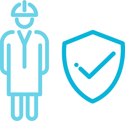 Safety worker icon